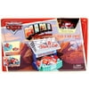 disney pixar cars mini adventures flo's v8 cafe playset with lightning mcqueen vehicle