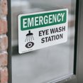 thumbnail image 4 of (2 Pack) Eye Wash Station OSHA Emergency Sign 14 Inch X 10 Inch Vinyl Label Decal Sticker Weather Resistant, UV Protected for Workplace, Business, and Construction Site, Made in the USA, 4 of 7