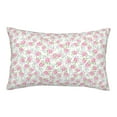 thumbnail image 3 of Salouo Floral Print Print Pillow Case Cover,Wrinkle-Free Bed Pillow Cover Pack of 1 Home Decor Fade-Resistant and Stain-Resistant ,Pillows Not Included -14"x20", 3 of 8