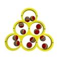 thumbnail image 4 of Juego de lanzamiento para flotador de espuma de piscina con 12 bolas de lanzamiento de colores con bola de puntuación, juguetes para lanzar para Amarillo, 4 of 8