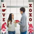 thumbnail image 6 of Hirigin Store Valentine's Day Porch Sign Letters Gnome Print Hanging Door Banner for Holiday Indoor Outdoor Decorations, 6 of 7