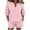 #06 Pink 【Mix, Match & Rotate: Stock Up on Daily Colors】, variant on Women's Cotton Summer Two-Piece Set Short Sleeve V-Neck Ruffle Top, Elastic Waist Shorts, Casual Lounge Outfit, Solid Color Matching | TruHer,Army Green L