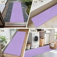 thumbnail image 6 of Violet Purple 2x6 Kitchen Runner Rug, Farmhouse Solid Purple Color Modern Art Non-Skid Rubber Backing Large Rectangle Rugs - Living Room Bedroom Home Office, Indoor Floor Mat Carpets Washable Rug, 6 of 9