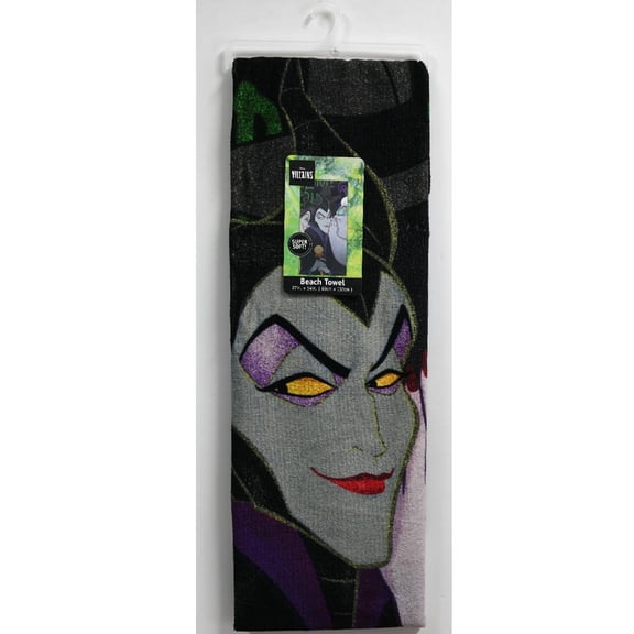 Villains Microfiber Beach Towel 27x54"