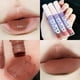 thumbnail image 4 of Dark Brown Lipstick Matte Punk Lip Gloss Sexy Cool Toned Long Lasting Non-Stick Cup Liquid Lipstick Lip Mud Makeup Cosmetics, 4 of 5