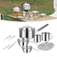 thumbnail image 1 of Olla de cocina de acero inoxidable Cola Sartén 12 piezas plegable para acampar, 1 of 8