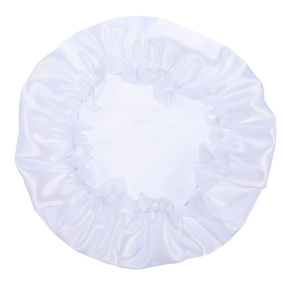 TINKSKY 2Set Simple Shape Hair Sleeping Cap for Adults Satin Sleep Bonnet for Night Sleep