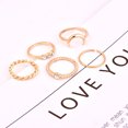 thumbnail image 3 of RYRDWP Women Bohemian Vintage Silver Stack Rings Rings Set, 3 of 6