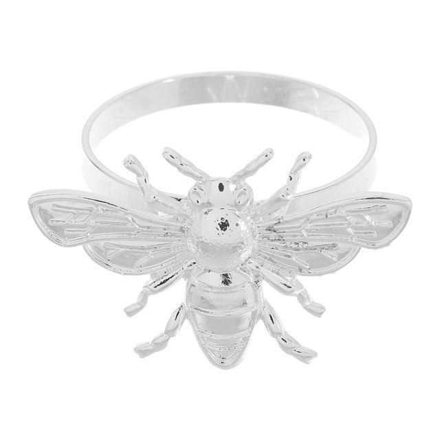 unbranded 6Ud Anillos Para Servilletas Con De Abeja En Metal Resistente Para Uso En Cenas, Y