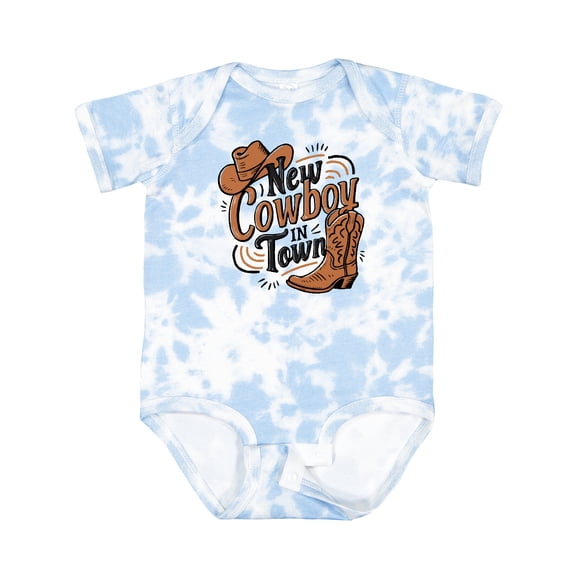 Inktastic I'm a New Cowboy in Town Boys or Girls Baby Bodysuit