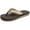 Beige Brown, variant on WOTTE Men's Flip Flop Classic Shockproof Sandals Non-Slip Thong Shoes Size 8.5, Grey