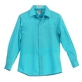 thumbnail image 3 of Gioberti Boys Long Sleeve Solid Dress Shirt, 3 of 4