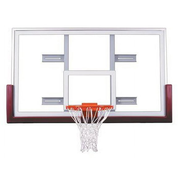 First Team FT240 Tempered Glass 42 X 72 in. Unbreakable Conversion Glass Backboard44; Grey