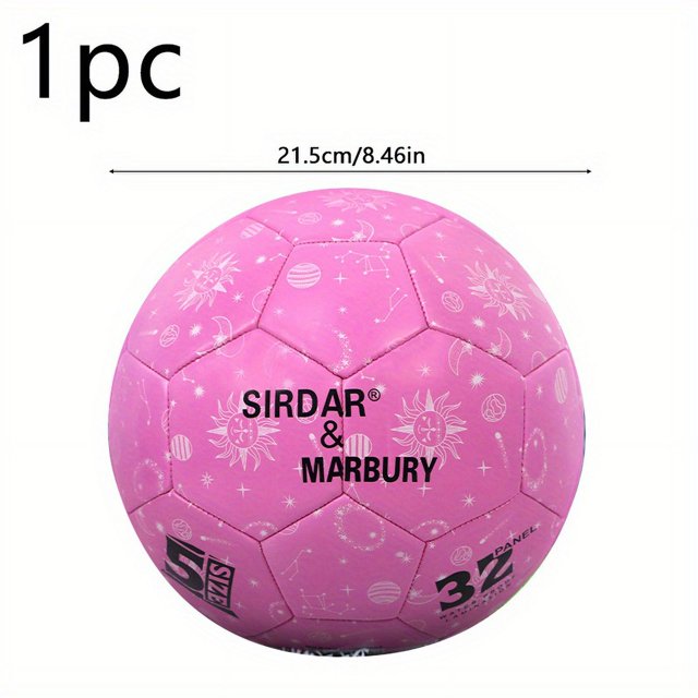 Un Balón De Fútbol Estándar Y Elegante Para Entrenamiento, A Prueba De Explosiones, Rosa, Número 5/6 Marbury, De 5.46 * 8.46 Pulgadas / 13.87 * 21.49 Cm