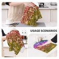 thumbnail image 3 of Sikiie Glitter Rainbow Waffle Weave Kitchen Dish Cloth,Super Absorbent Kitchen Dish Towels 16*26 Inches for Dish Rags Washing Dishes, Drying Dishes, 3 of 7