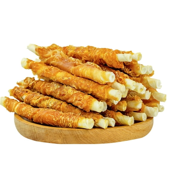 Chicken Wrapped Rawhide Sticks, Grain-Free Chews for Dogs, Training Treats, 10.6 oz