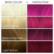 Arctic Fox Vegan and Cruelty-Free Semi-Permanent Hair Color Dye (8 fl oz, Virgin Pink)