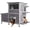 Large, variant on Aivituvin Outdoor Feral Cat House 2-Story Cat Cottage Kitten Shelter with Window 24.02"D x 33.86"W x 7.28"H