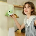 thumbnail image 6 of Pyaiiner Cute Plush Frog Fridge Magnet with Soft Animal Cartoon Design Strong Magnetic Backing for Kitchen for Fun Toy and Christmas Gift Giving, 6 of 6