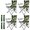 4pcs-camouflage, variant on 4PCS Folding Camping Chairs-Lightweight, Installation-Free, Portable Chair for Beach, Lawn, Outdoor Sports
