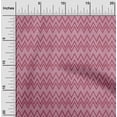 thumbnail image 2 of oneOone Silk Tabby Pink Fabric Chevron Craft Projects Decor Fabric Printed By The Yard 42 Inch Wide, 2 of 4