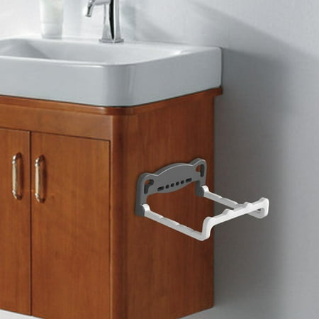 

Washbasin Hanger Wall Mounted Seamless Waterproof Punch Free Basin Storage Rack Washbasin Rack for Household Bathroom Toilet kitchen Gray