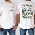 thumbnail image 2 of Unisex Christian Deer Shirt, Bible Verse Hunting T-Shirt, Religious Nature Graphic Tee, Baptism Gift for Men and Women, Faith-Inspired Hunter Apparel, 2 of 7