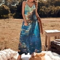 thumbnail image 2 of Mermaid Glitter Fish Scale Girls Sleeveless Dress Woman Fashion Long Dresses Women's Summer Suit Dress Summer 2025 Women, 2 of 7