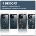 thumbnail image 3 of IBAOLEA Designed for iPhone 12 Pro Max Case, Waterproof Built-in Screen Protector, Shockproof Full Body Cover Rugged Case for iPhone 12 Pro Max 6.7”, Black/Clear Black/Cear -, 3 of 8