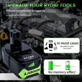 thumbnail image 2 of Batería Ultraxxis 18 V 6000 mAh, paquete de 2 unidades para herramientas Ryobi, 2 of 7