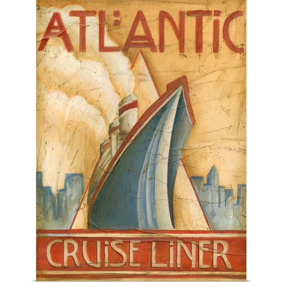 Great BIG Canvas | Rolled Ethan Harper Poster Print entitled Atlantic Cruise Liner