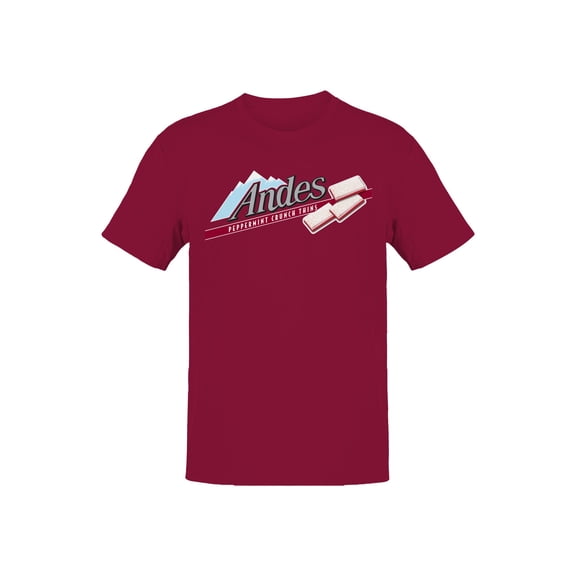 Officially Licensed Andes Mint Peppermint Crunch Thins Men's T-shirt
