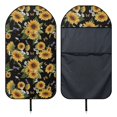 thumbnail image 5 of POLERO Car Seat Towel Cover, Compatible with Truck Seat Van, Terry Cloth Car Seat Cover for Trucks Cars, Sunflower Daisy Print, 5 of 6
