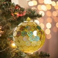 thumbnail image 3 of 1 Box Christmas Tree Balls Durable Reusable Festive Glitter Snowflake Pattern Increase Atmosphere Scene Layout Hanging Shiny Sequin Christmas Tree Pendant Gift, 3 of 8