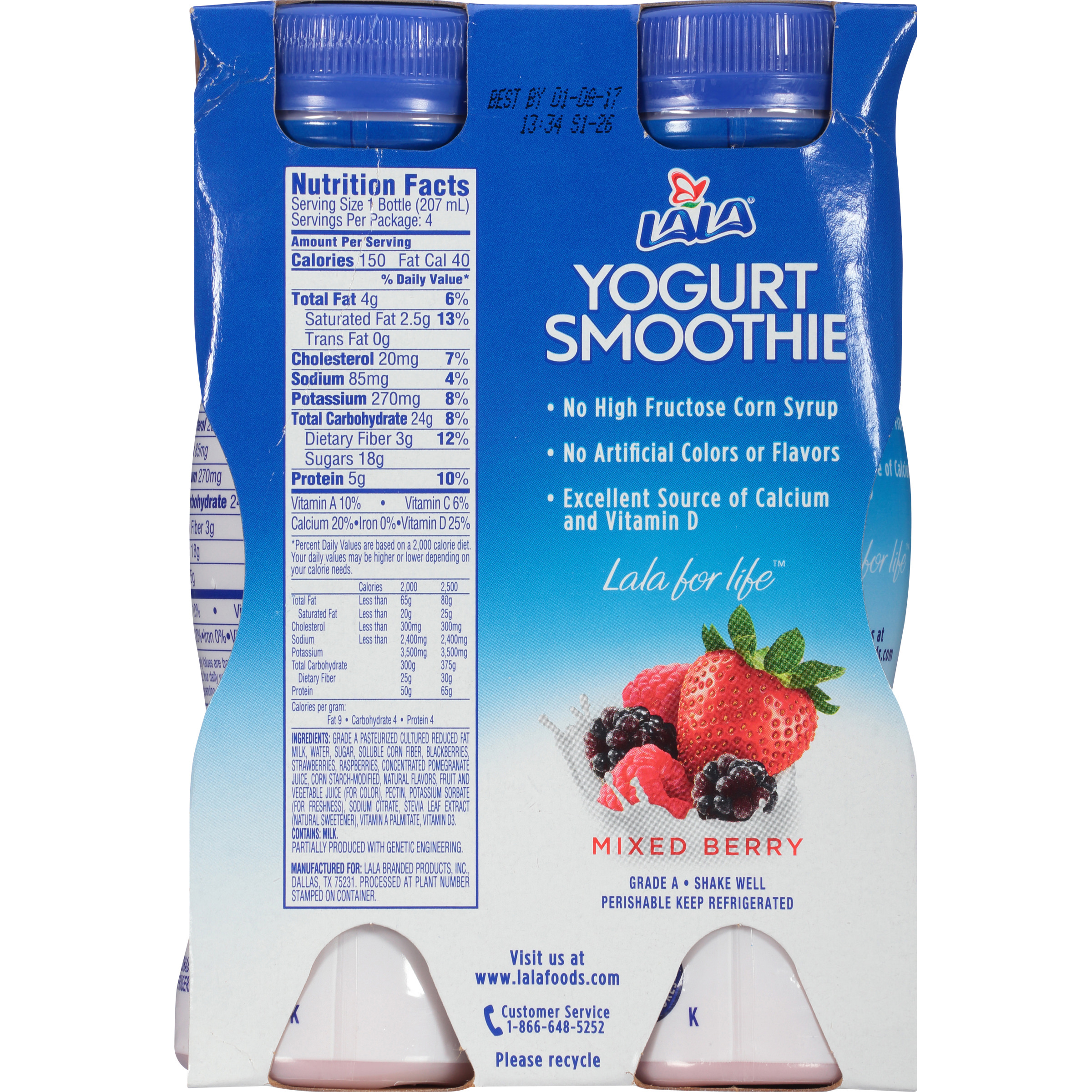 Lala Yogurt Nutrition Facts Blog Dandk