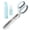 Blue gray, variant on 5-Blade Multi-Use Kitchen Shears with Cover, Dishwasher Safe Steel Scissors for & Paper Shredding