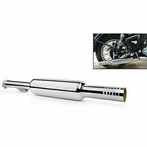 New Silman Short Silencer Exhaust Fit For Royal Enfield Bullet 350/500