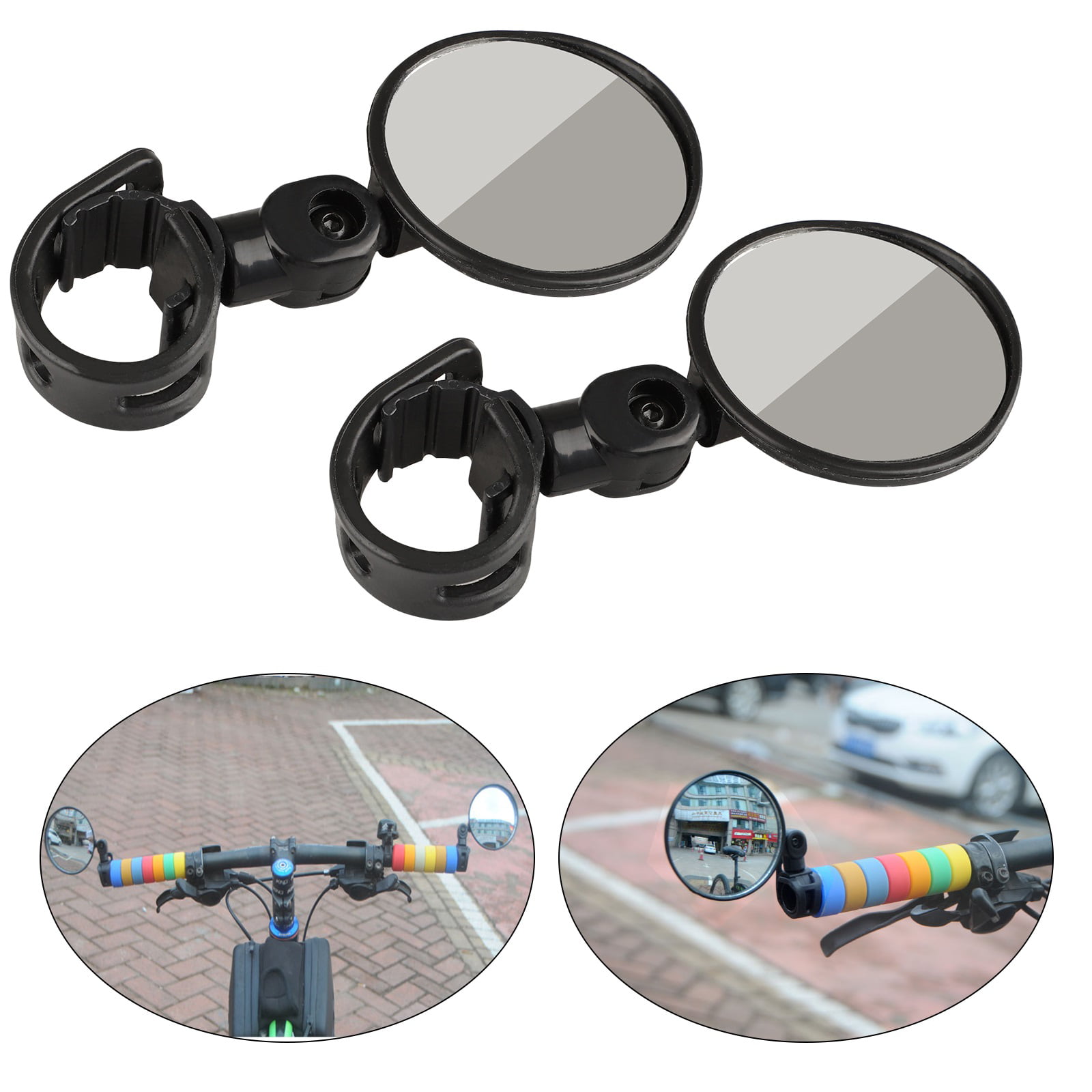360°Adjustable Rearview Mirror Mountain Bike Bicycle Handlebar Rear View Mirror