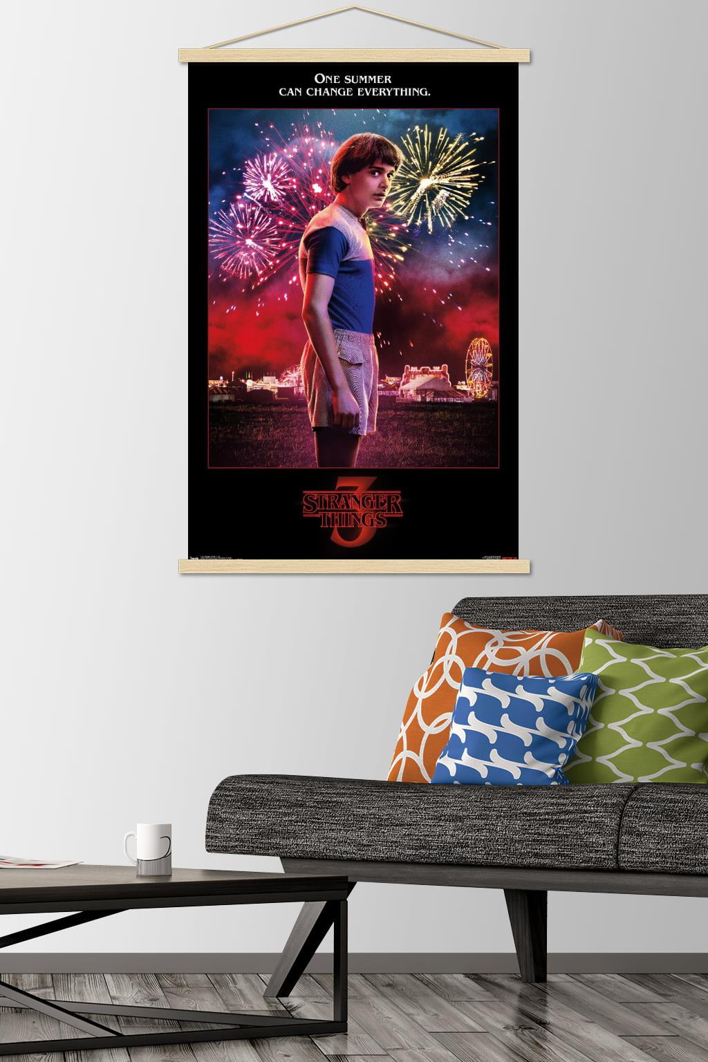 Netflix Stranger Things: Season 3 - Will Wall Poster with Wooden Magnetic Frame, 22.375" x 34"