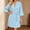c01Light Blue, variant on Women Fashion Solid Color Long Sleeve Mid-Length Water Absorbent Bathrobe Nightgown Wrap Fit Tie Wais Kimono Bathrobes Red XL