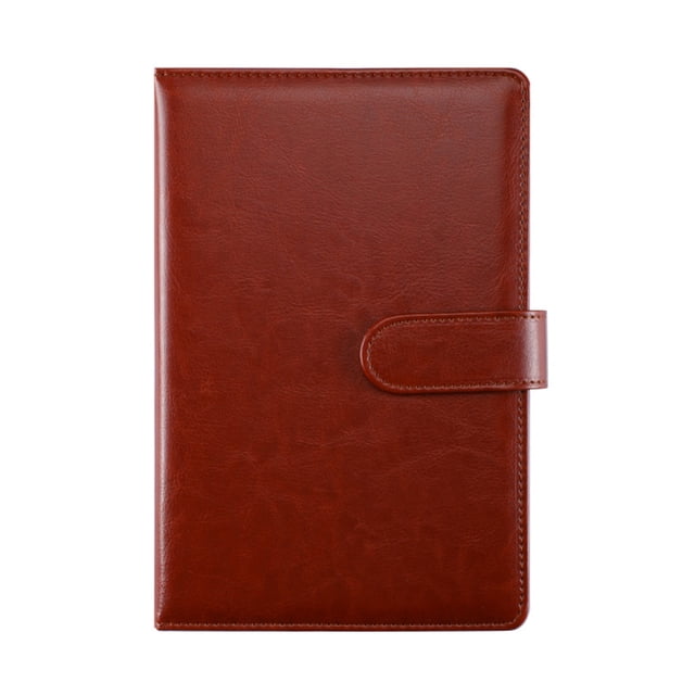 Sidaley Cuaderno liso Vintage botón transversal Jotter mantener diario diarios papel Halloween regalo de Acción de Gracias negocios Suministros de escritura y corrección Marrón