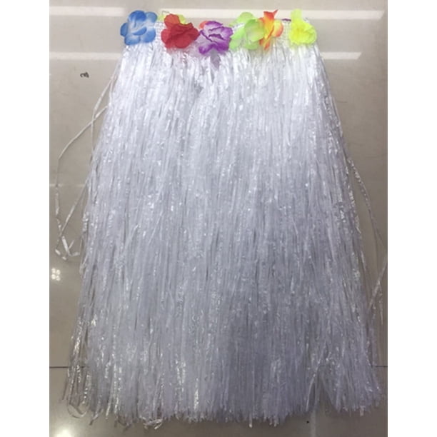 Falda de hierba de 30 a 80 cm para niños y adultos, falda de hierba hawaiana para disfraz, fiesta de disfraces, falda de hierba
