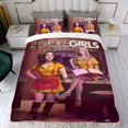 thumbnail image 4 of Chicas Broke Conjunto de sábanas temático, trío de piezas, cómodo y amigable con la piel, diseño único, regalo de decoración para el hogar para familiares, amigos y fans,173cm *218cm, 4 of 6