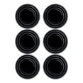 thumbnail image 1 of 6Pcs Car Door Shock Absorber Silent-Gasket Edge Guard Pad Soundproof, 1 of 8