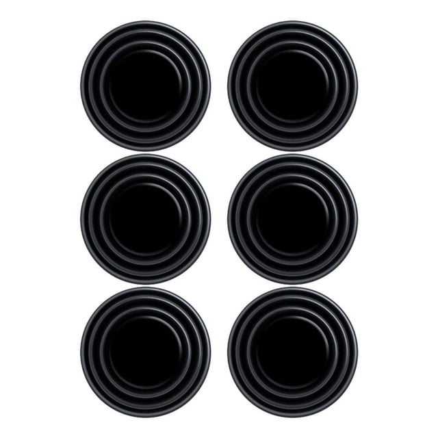 6Pcs Car Door Shock Absorber Silent-Gasket Edge Guard Pad Soundproof