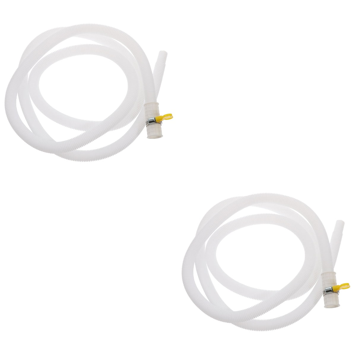 Masteelf 2pcs Washer Drain Hose Replacement Drain Hose Extension Inlet Unit