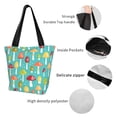 thumbnail image 5 of Kdxio Mushrooms Women Reusable Grocery Bags Foldable Ripstop,Reusable Shopping Bags for Shopping,Gym,Gift, 5 of 7
