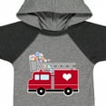 thumbnail image 4 of Inktastic Easter Red Firetruck with Pink Hearts Boys or Girls Baby Bodysuit, 4 of 5