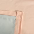 thumbnail image 5 of EvJk Peach Blackout Window Curtain 54" x 84", 2 Panels Curtains with Handmade Ruffles, 5 of 5