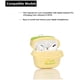 thumbnail image 2 of Funda de silicona para Airpods Pro, linda y divertida, compatible con Apple Airpods Pro [serie de frutas] (leche de plátano), 2 of 5